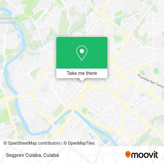 Segprev Cuiaba map