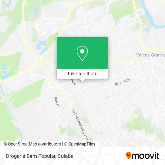 Drogaria Bem Popular map