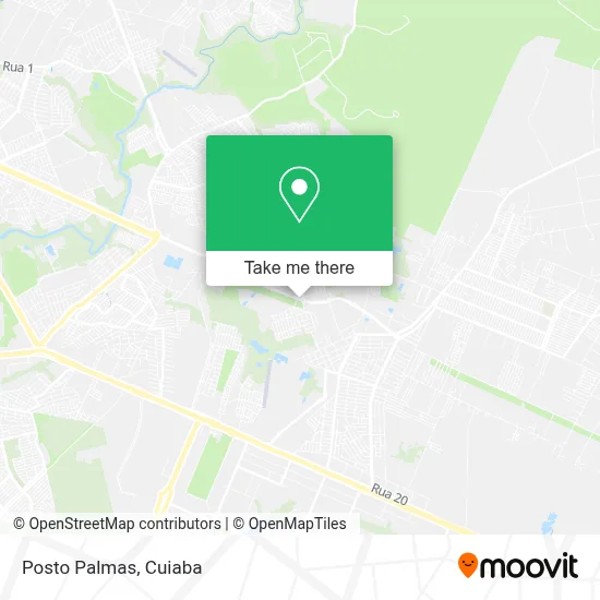 Posto Palmas map