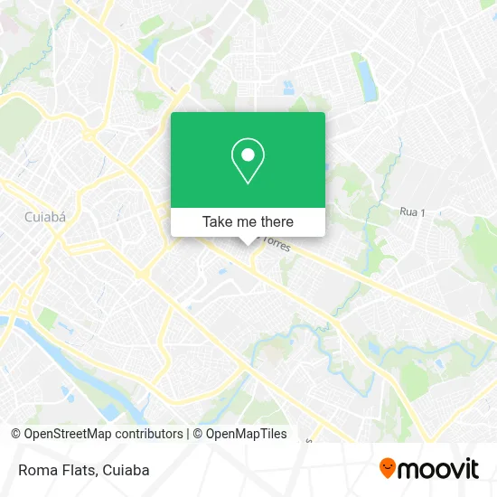 Roma Flats map
