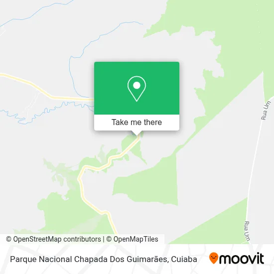 Parque Nacional Chapada Dos Guimarāes map
