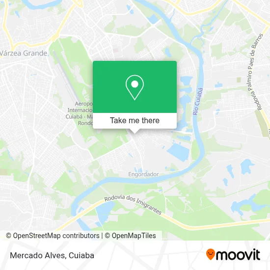 Mercado Alves map