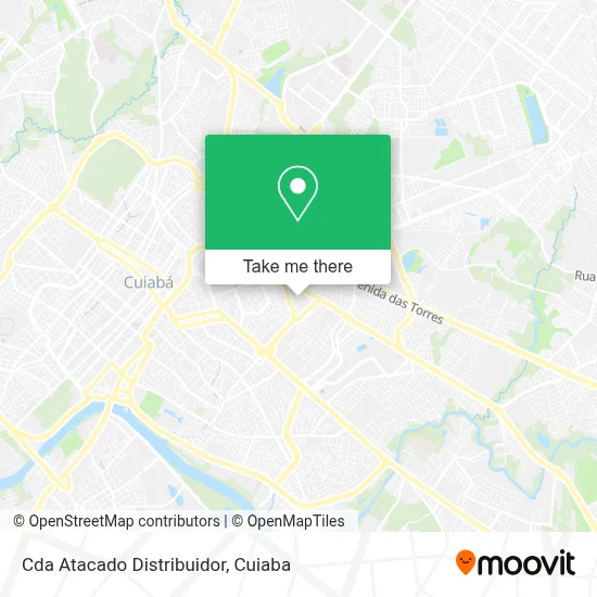 Cda Atacado Distribuidor map