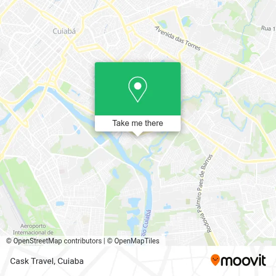 Cask Travel map
