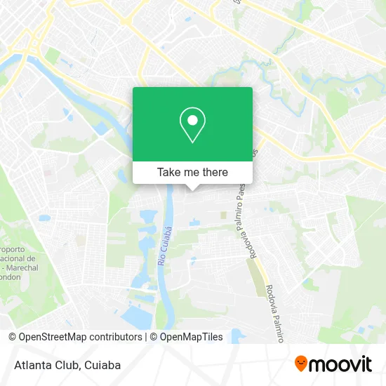 Atlanta Club map
