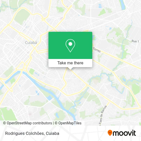 Rodrigues Colchões map
