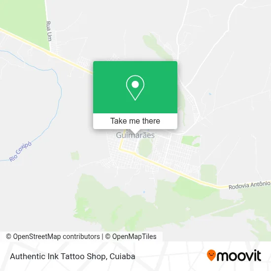 Authentic Ink Tattoo Shop map