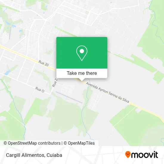 Cargill Alimentos map