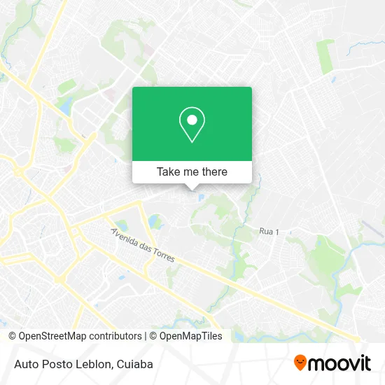 Auto Posto Leblon map