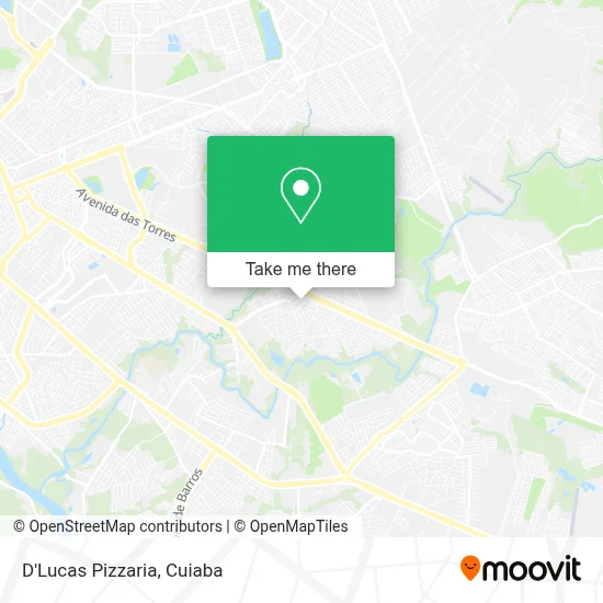 D'Lucas Pizzaria map