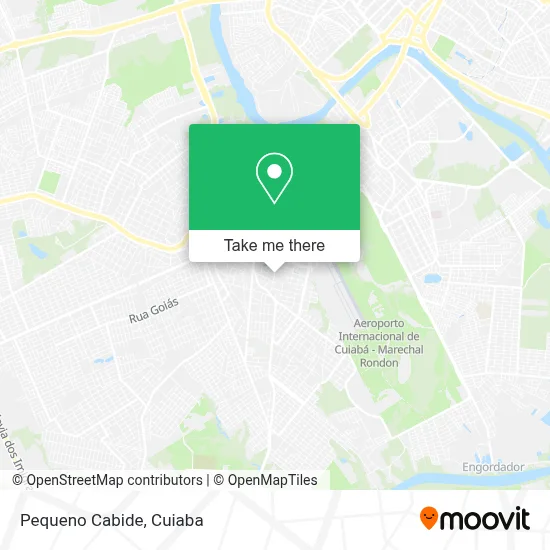Pequeno Cabide map