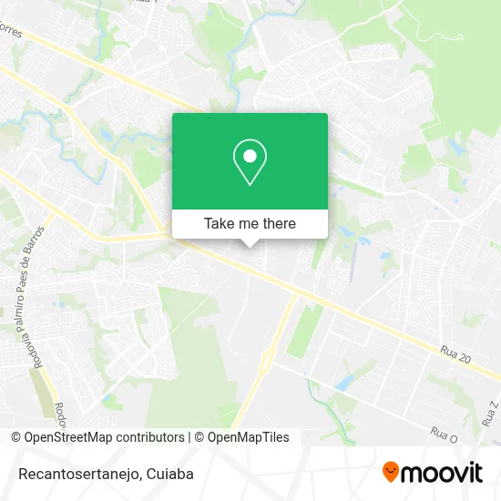 Recantosertanejo map