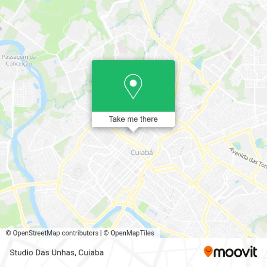 Studio Das Unhas map