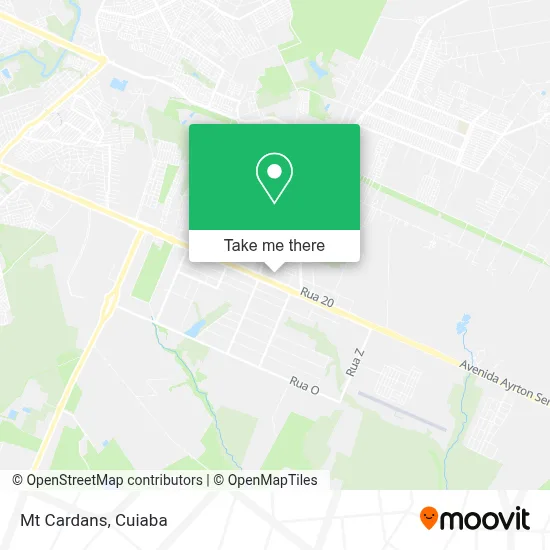 Mt Cardans map
