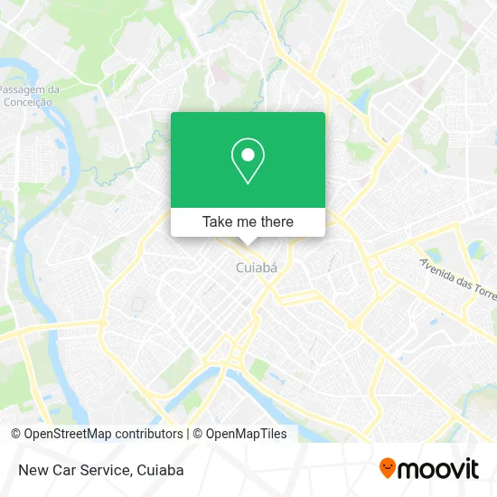 New Car Service map