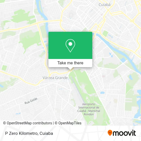 P Zero Kilometro map