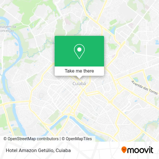 Hotel Amazon Getúlio map