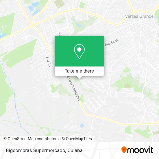 Bigcompras Supermercado map