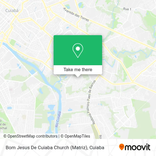 Bom Jesus De Cuiaba Church (Matriz) map
