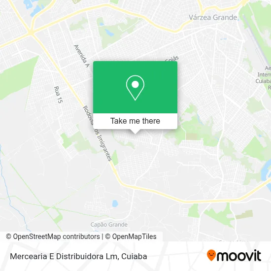 Mercearia E Distribuidora Lm map