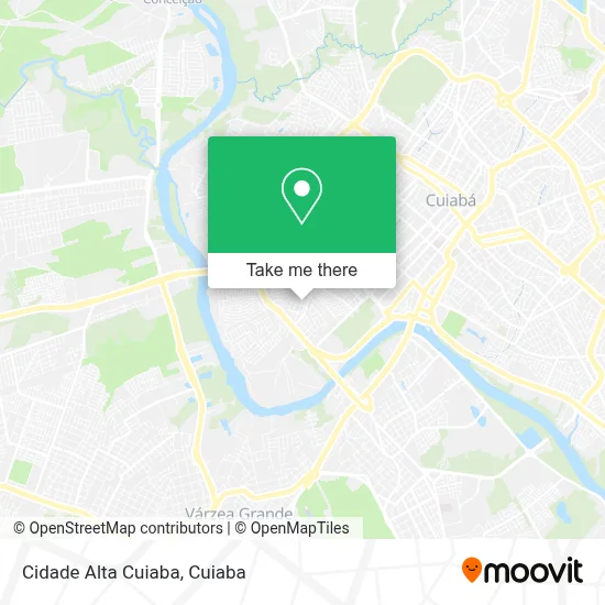 Cidade Alta Cuiaba map