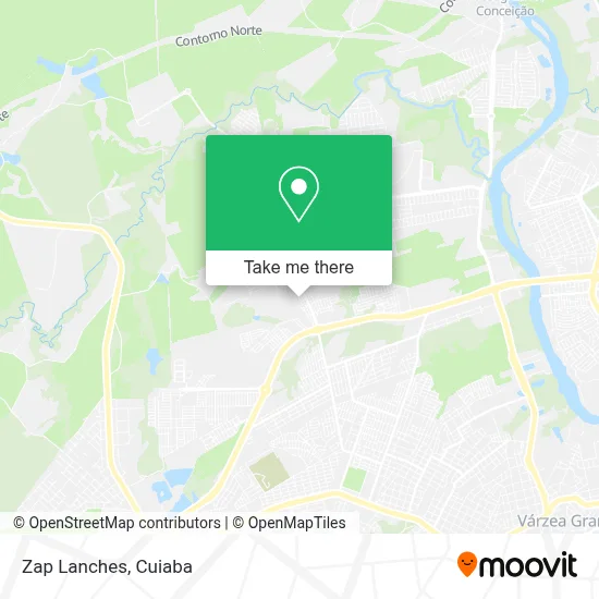 Zap Lanches map