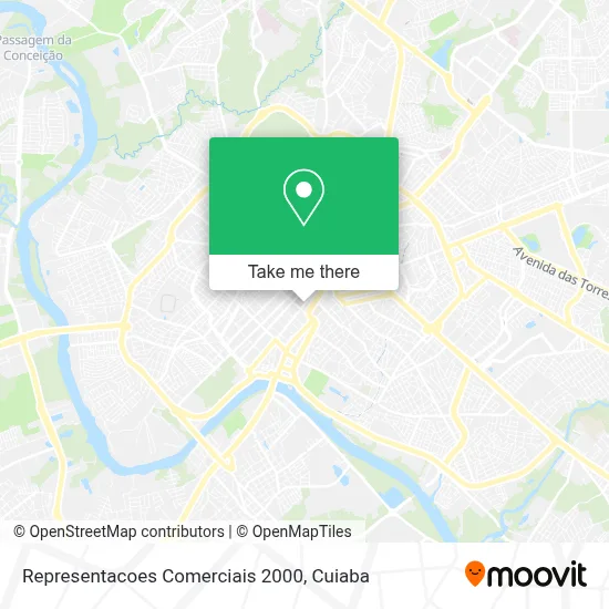 Representacoes Comerciais 2000 map