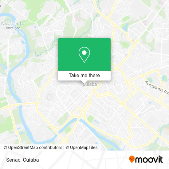 Senac map