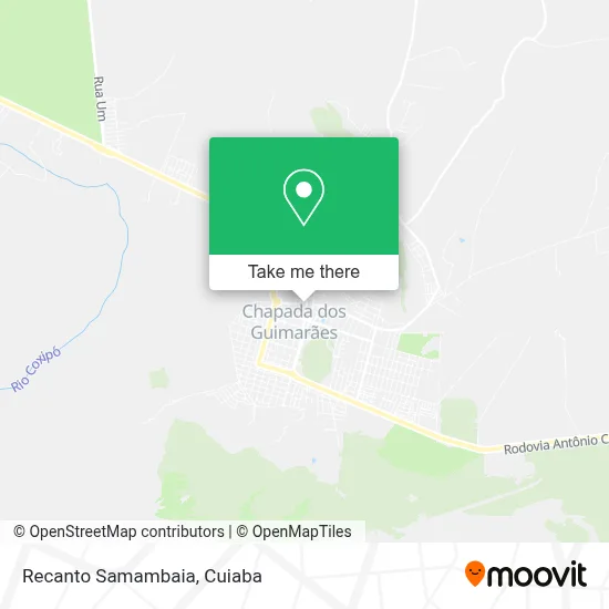 Recanto Samambaia map