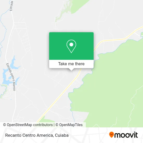 Recanto Centro America map