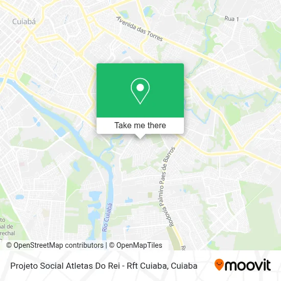 Projeto Social Atletas Do Rei - Rft Cuiaba map