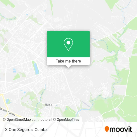 X One Seguros map