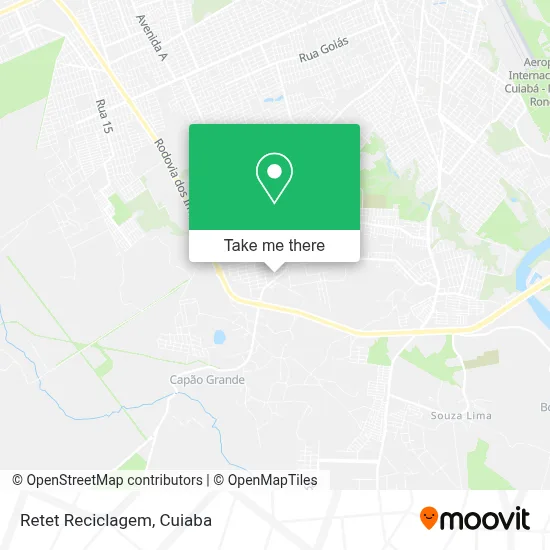 Retet Reciclagem map