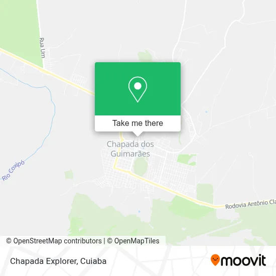 Chapada Explorer map