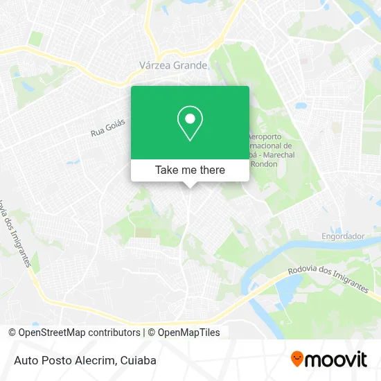 Auto Posto Alecrim map