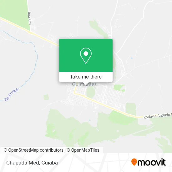 Chapada Med map