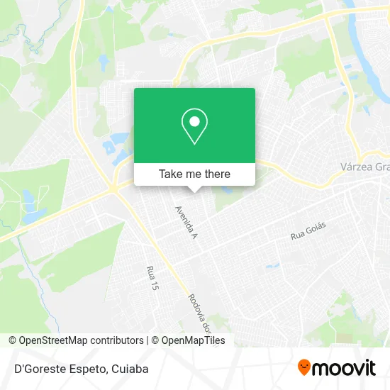D'Goreste Espeto map
