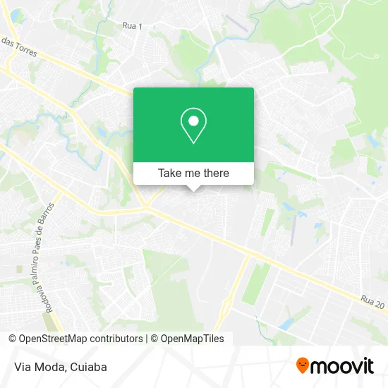 Via Moda map
