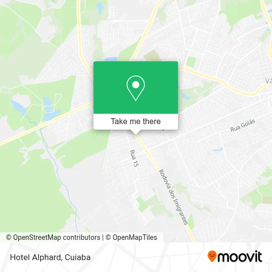 Hotel Alphard map