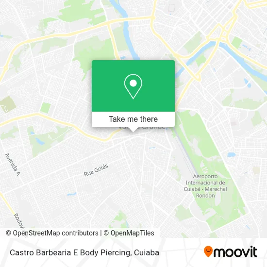 Castro Barbearia E Body Piercing map
