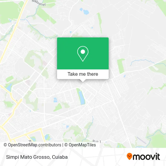 Simpi Mato Grosso map