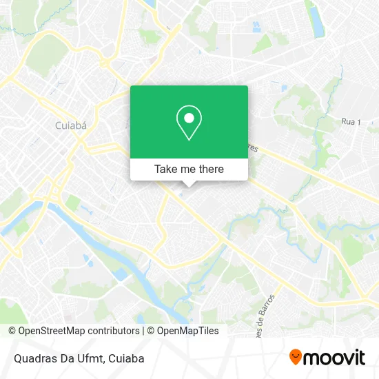 Quadras Da Ufmt map