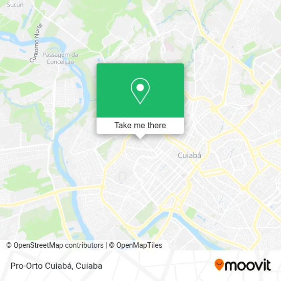 Pro-Orto Cuiabá map