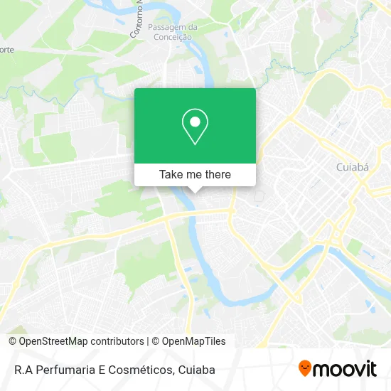 R.A Perfumaria E Cosméticos map