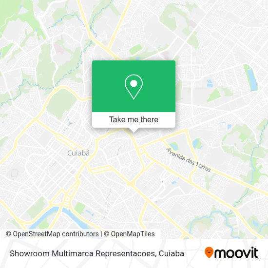 Showroom Multimarca Representacoes map