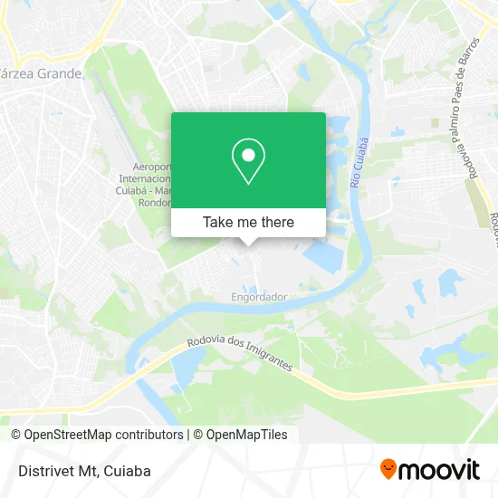 Distrivet Mt map