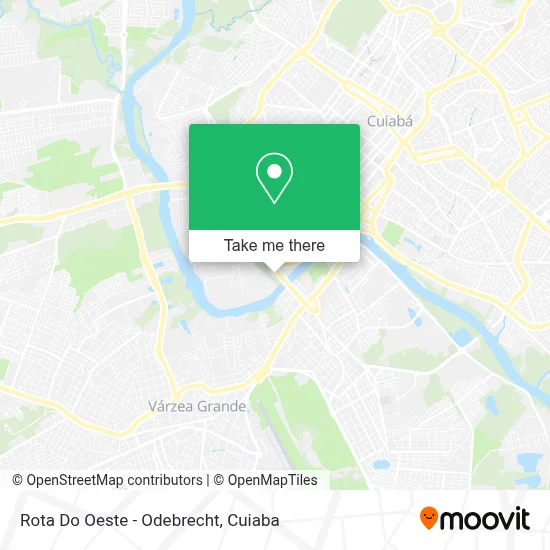 Rota Do Oeste - Odebrecht map