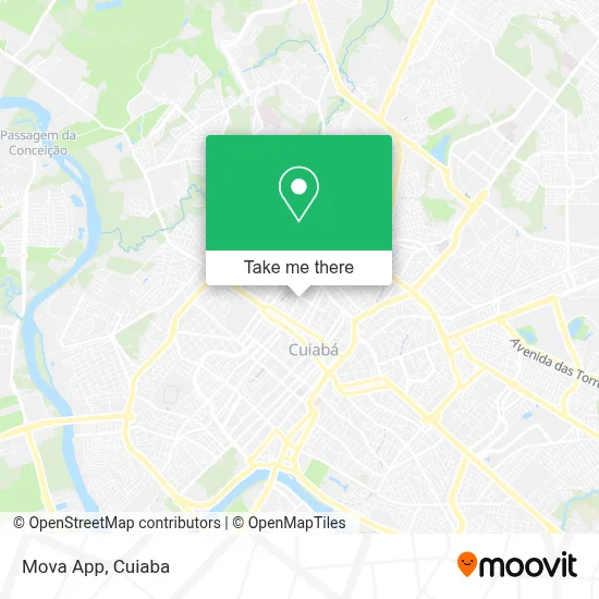 Mova App map