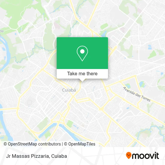 Jr Massas Pizzaria map