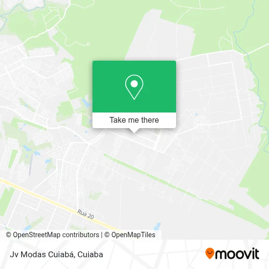 Jv Modas Cuiabá map